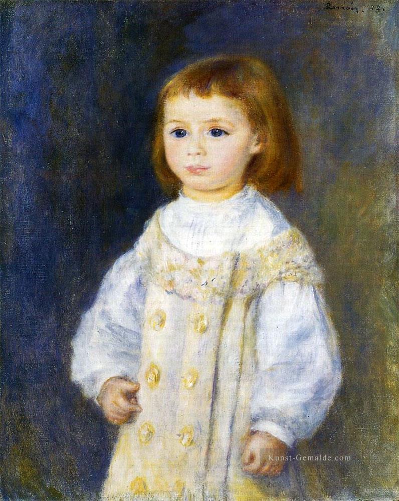 Kind im weißen Pierre Auguste Renoir Ölgemälde